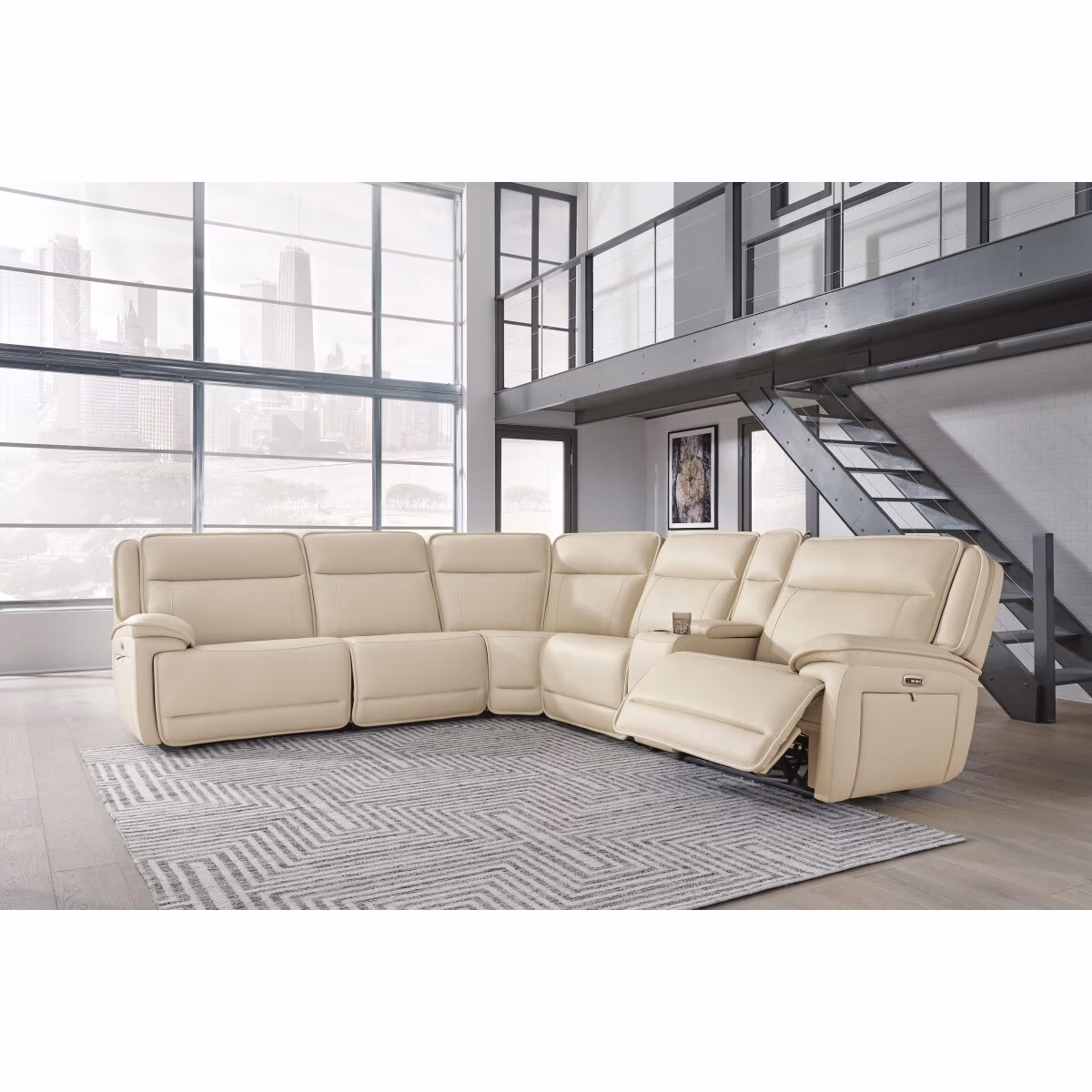 Double Deal 6-Piece Power Reclining Sectional - Image 3