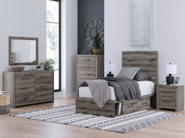 Graystorm Twin Panel Storage Bed - Image 13