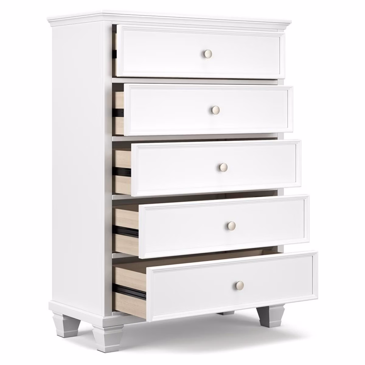 Fortman King Panel Bed, Dresser, Mirror, Chest and Nightstand - Image 12