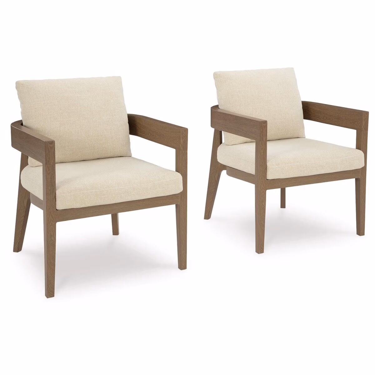 Serene Bay Outdoor Dining Arm Chair with Cushion (Set of 2) - Image 2