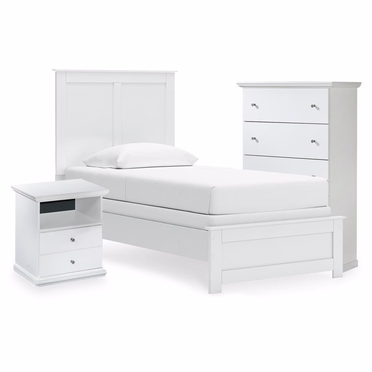 Bostwick Shoals Twin Panel Bed, Chest and Nightstand - Image 2