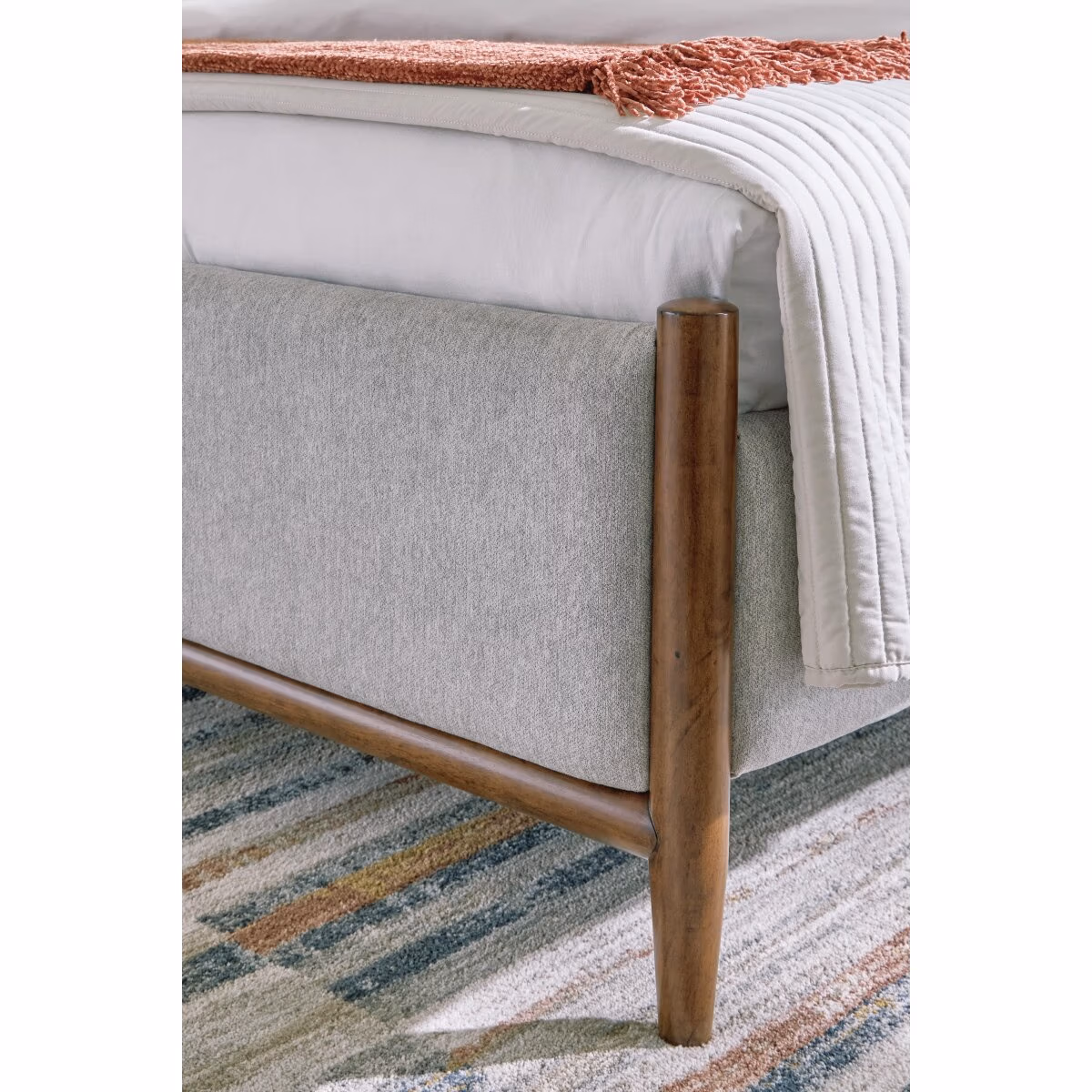 Lyncott Queen Upholstered Bed, Dresser, Mirror and Nightstand - Image 13