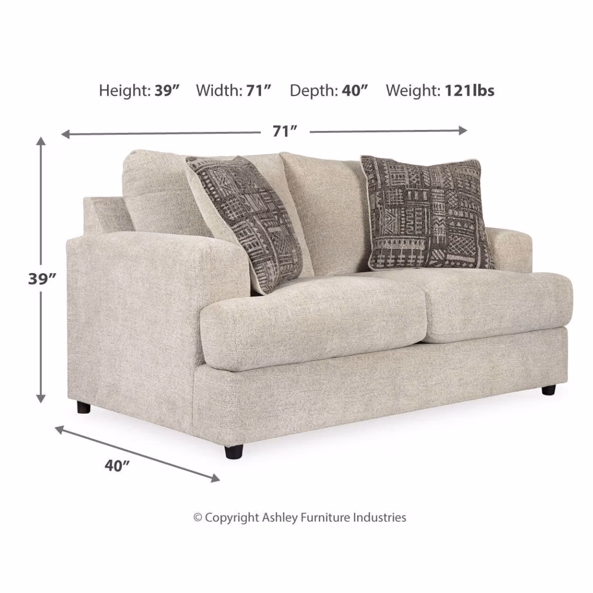 Soletren Loveseat - Image 7