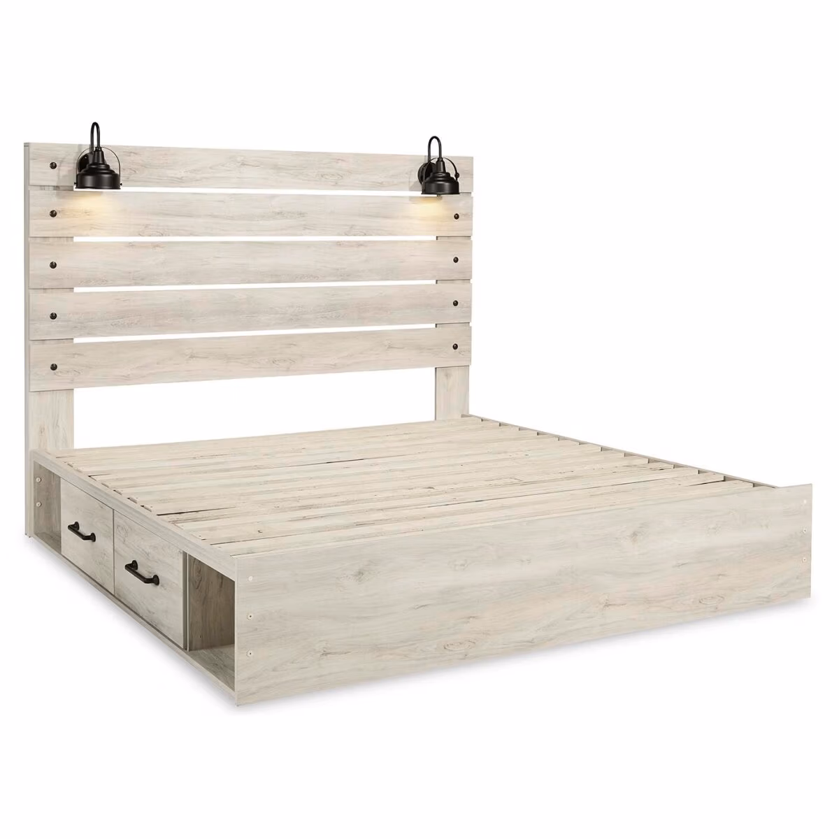 Cambeck King Panel Bed with 4 Storage Drawers - Image 6