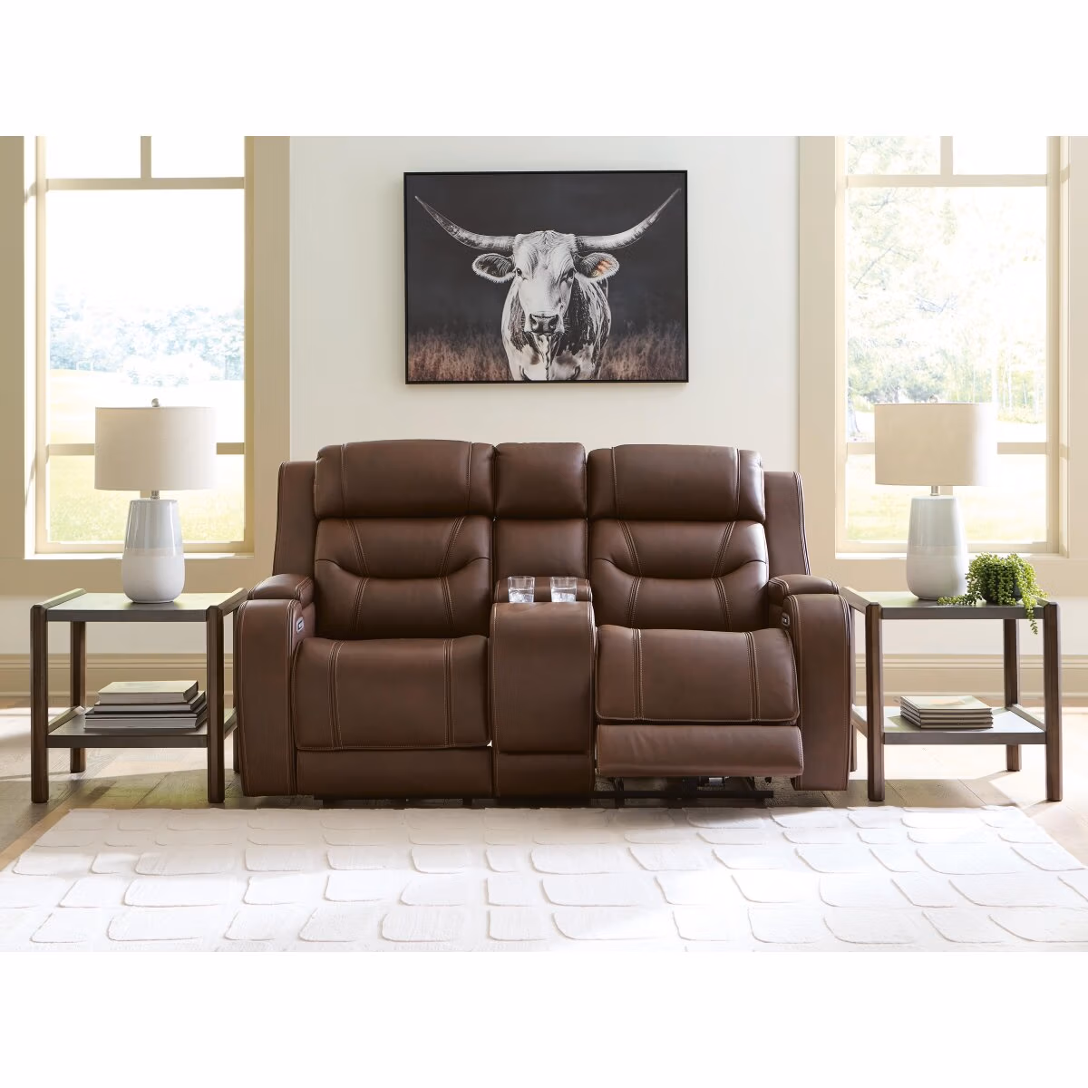 Knightington Power Reclining Loveseat with Audio Seating - Image 8