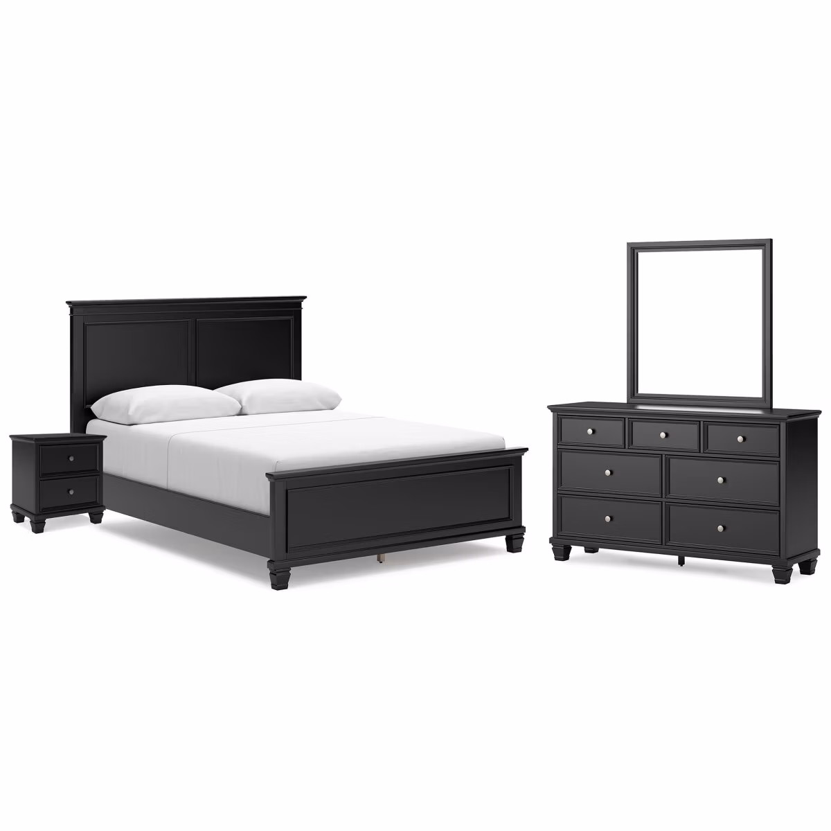Lanolee Queen Panel Bed, Dresser, Mirror and Nightstand - Image 2