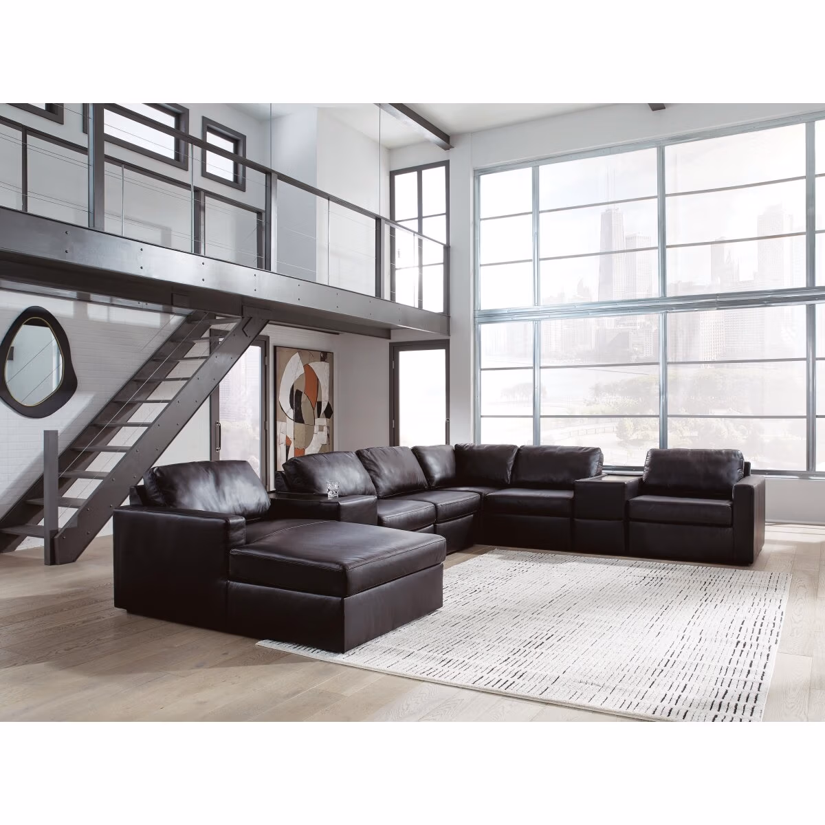 Modmax II 8-Piece Sectional with Chaise and Storage Consoles - Image 3