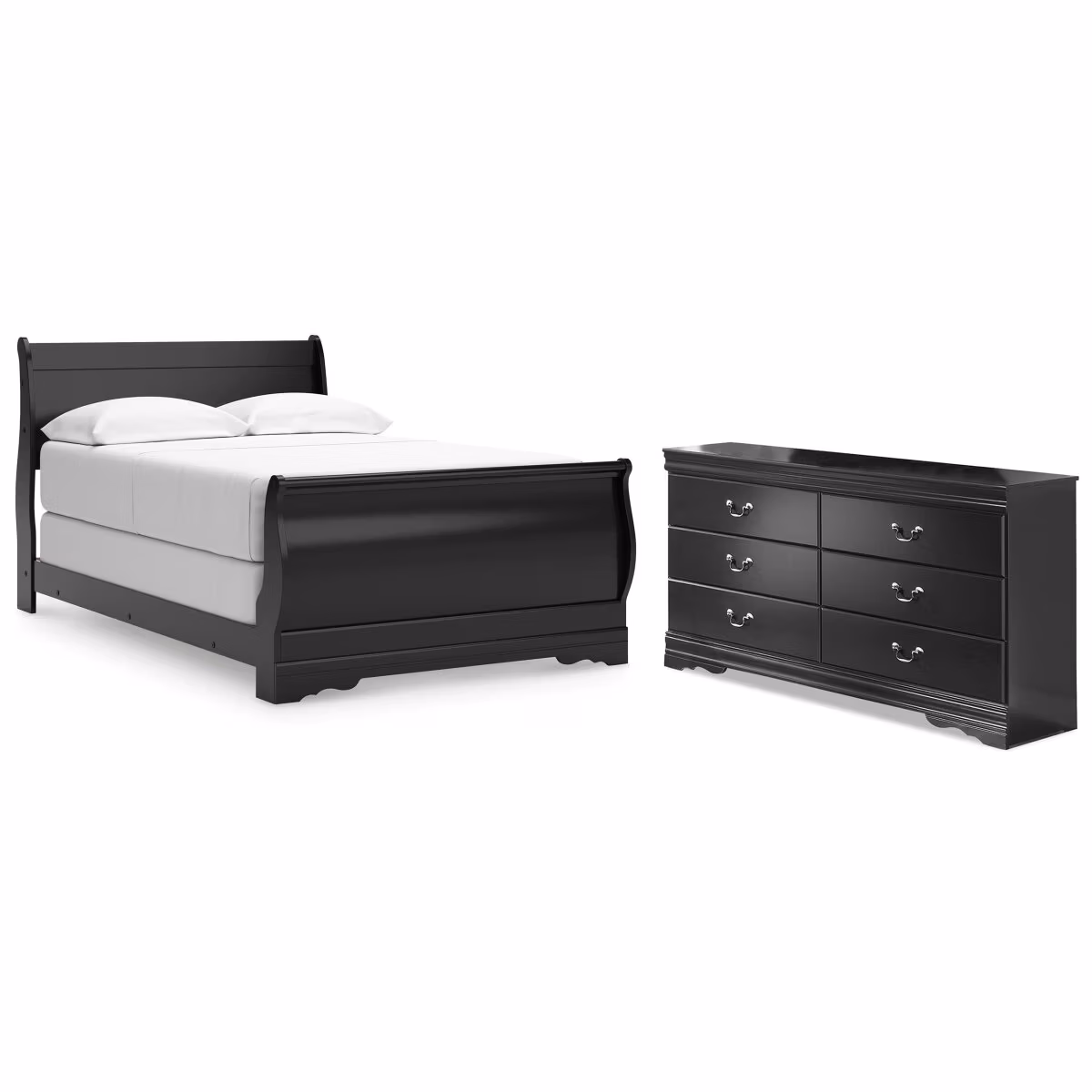 Huey Vineyard Full Sleigh Bed and Dresser - Image 2