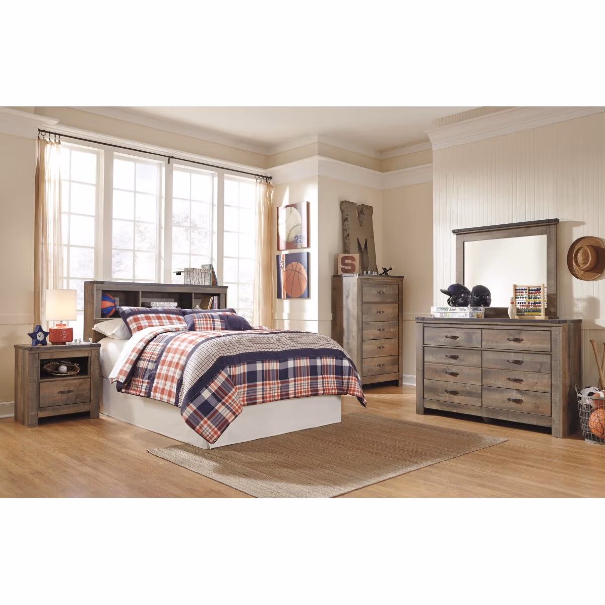 Trinell Full Bookcase Headboard - Image 5
