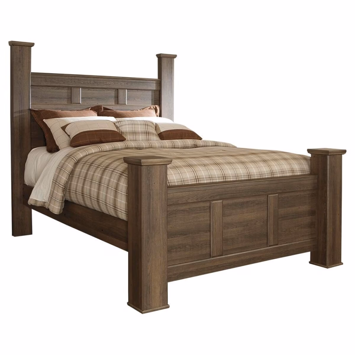Juararo Queen Poster Bed, Dresser and Mirror - Image 4