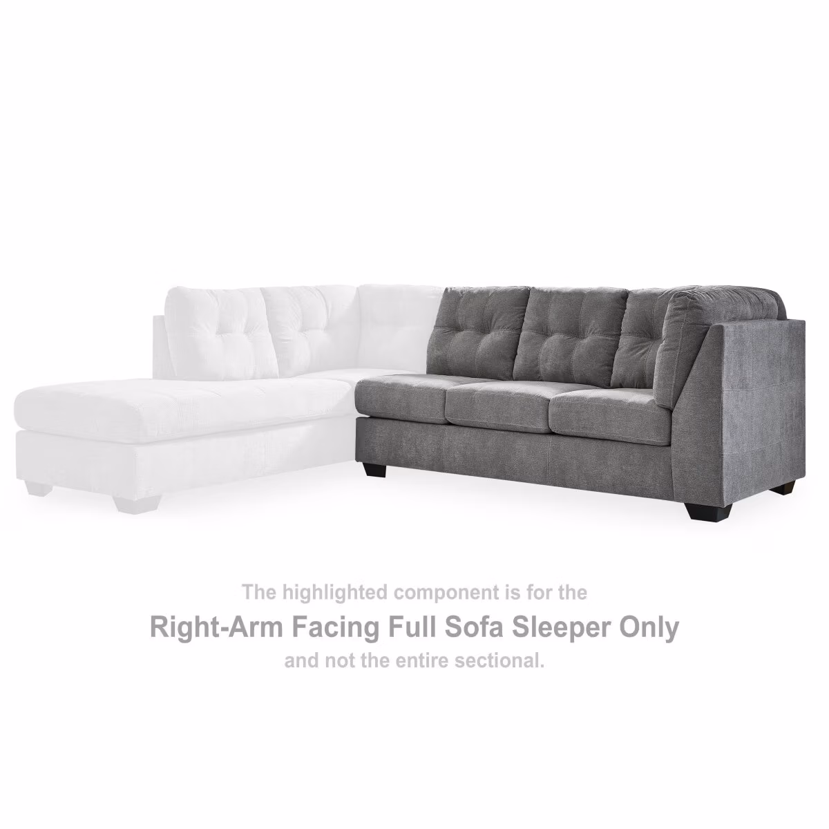 Marleton Right-Arm Facing Full Sofa Sleeper - Image 3