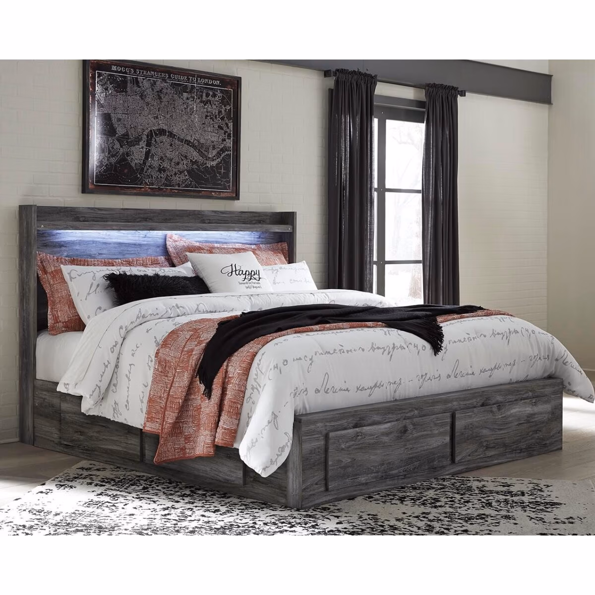 Baystorm King Storage Bed, Dresser, Mirror, Chest and Nightstand - Image 15