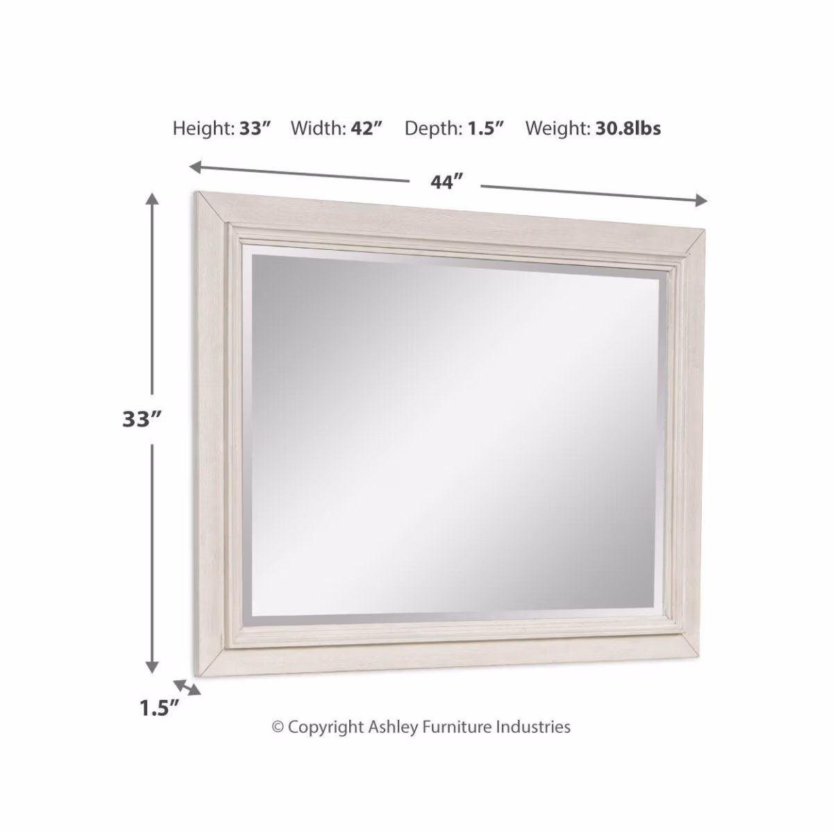 Shaybrock Bedroom Mirror - Image 4