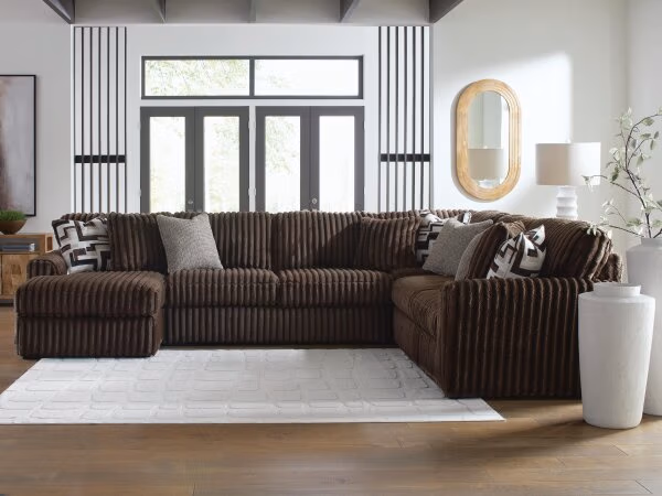Midnight-Madness 4-Piece Sectional with Chaise - Image 3