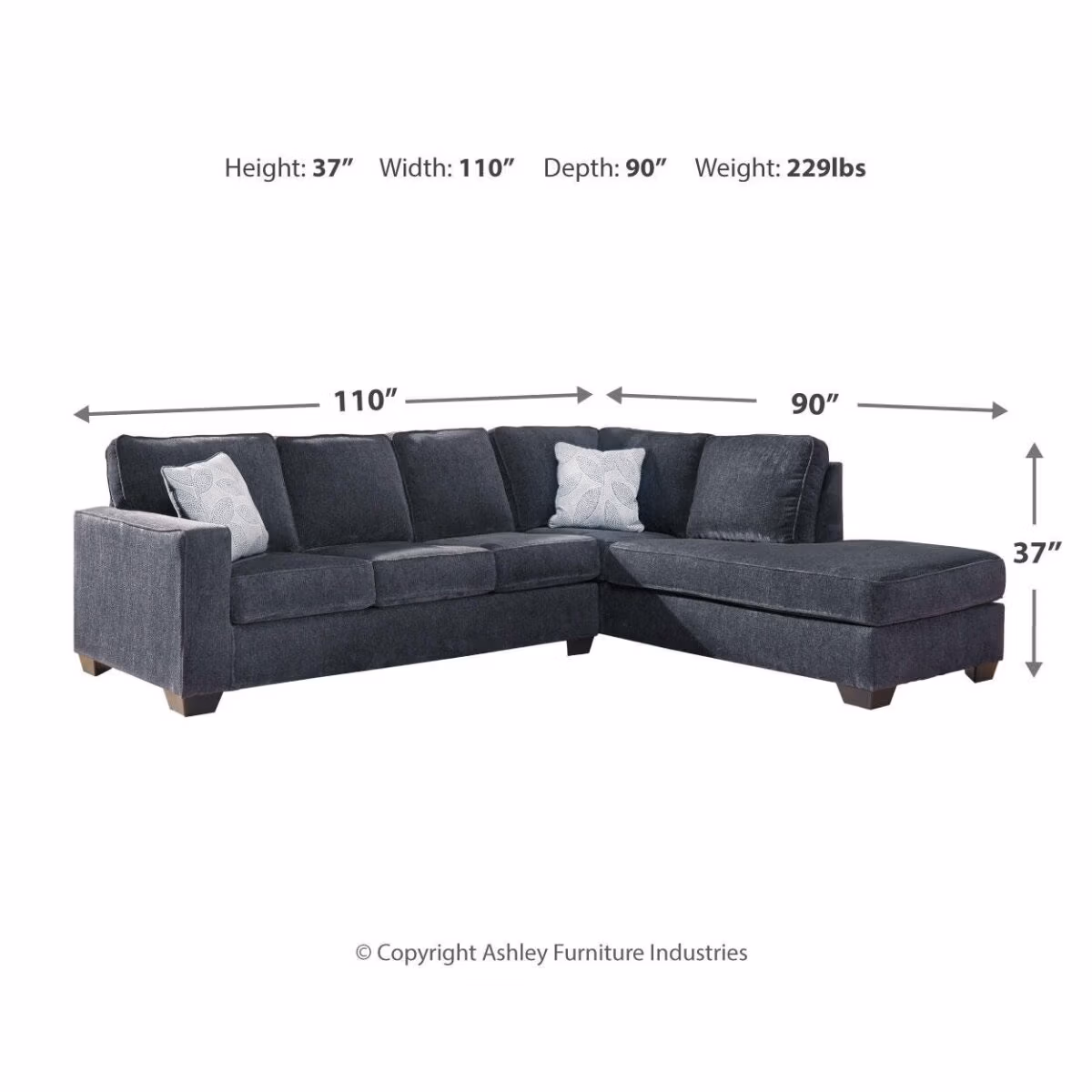 Altari 2-Piece Sectional with Chaise - Image 4