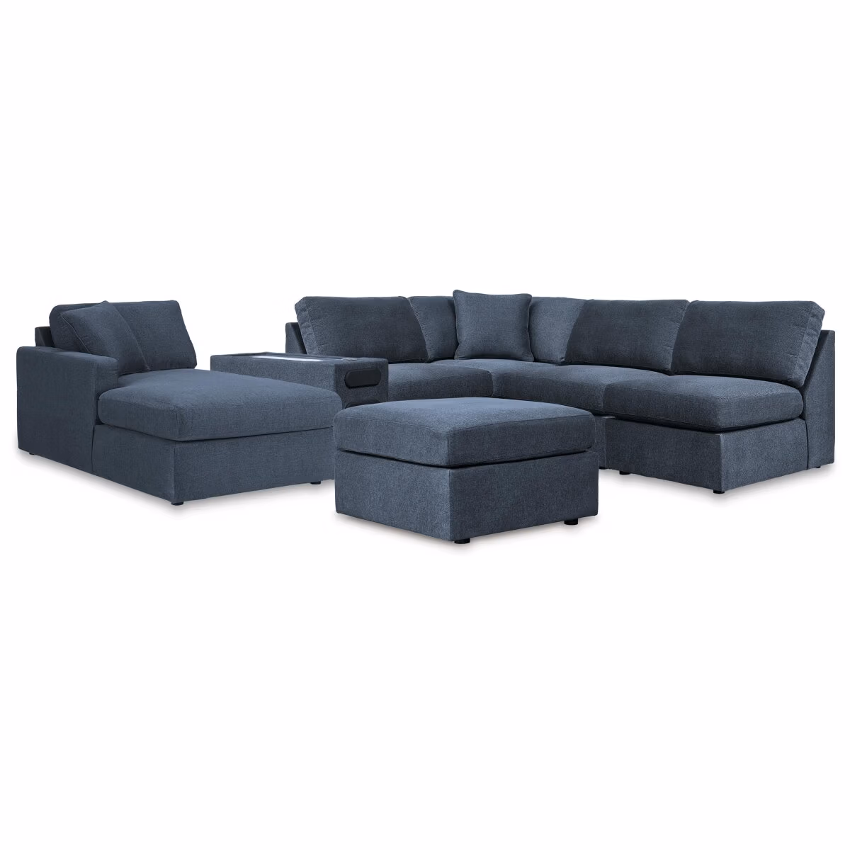 Modmax 6-Piece Sectional with Chaise and Ottoman - Image 2