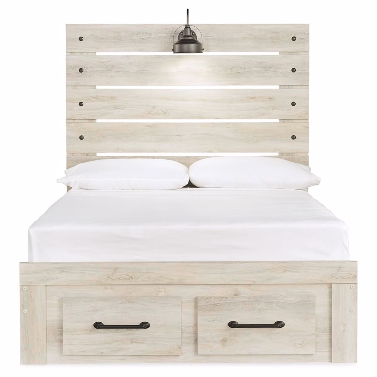Cambeck Full Panel Bed with 2 Storage Drawers - Image 4
