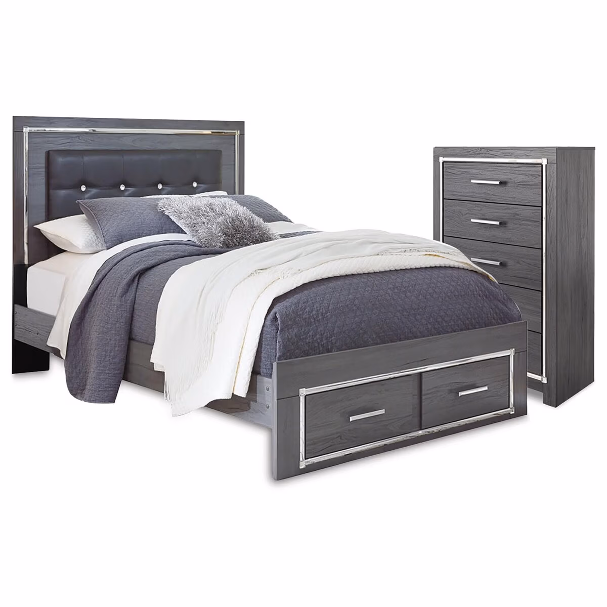 Lodanna Queen Panel Storage Bed and Chest - Image 2