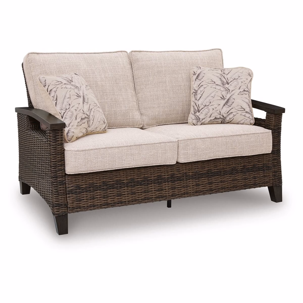 Monterey Point Outdoor Loveseat with Cushion - Image 2