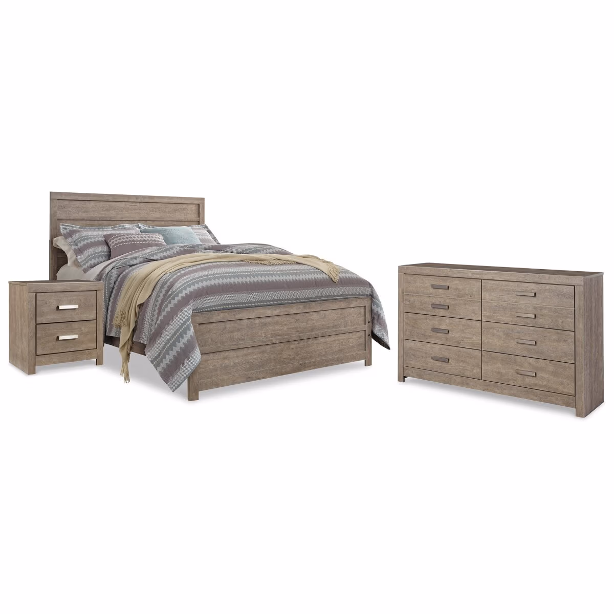 Culverbach Queen Panel Bed, Dresser and Nightstand - Image 2