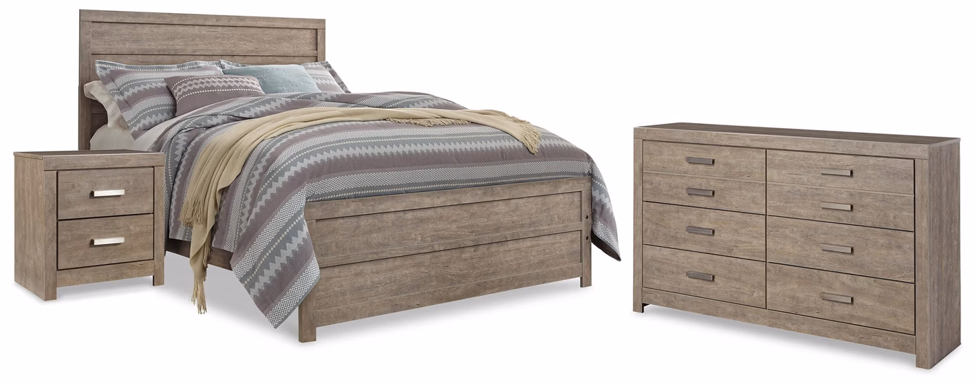 7c19bc749fb8fdc29c74b60e01db4d8d Culverbach Queen Panel Bed, Dresser and Nightstand - Image 1