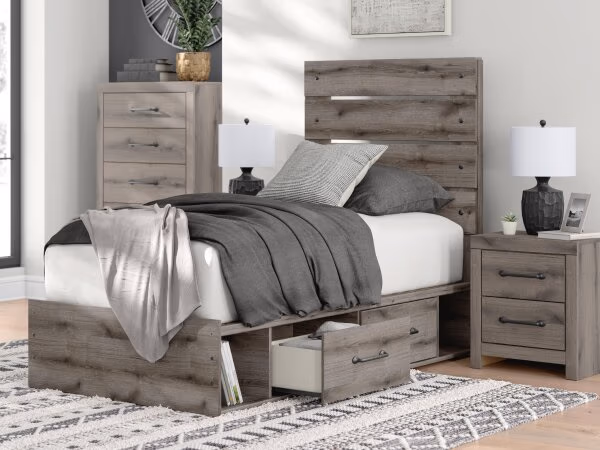 Graystorm Twin Panel Bed with Storage - Image 14