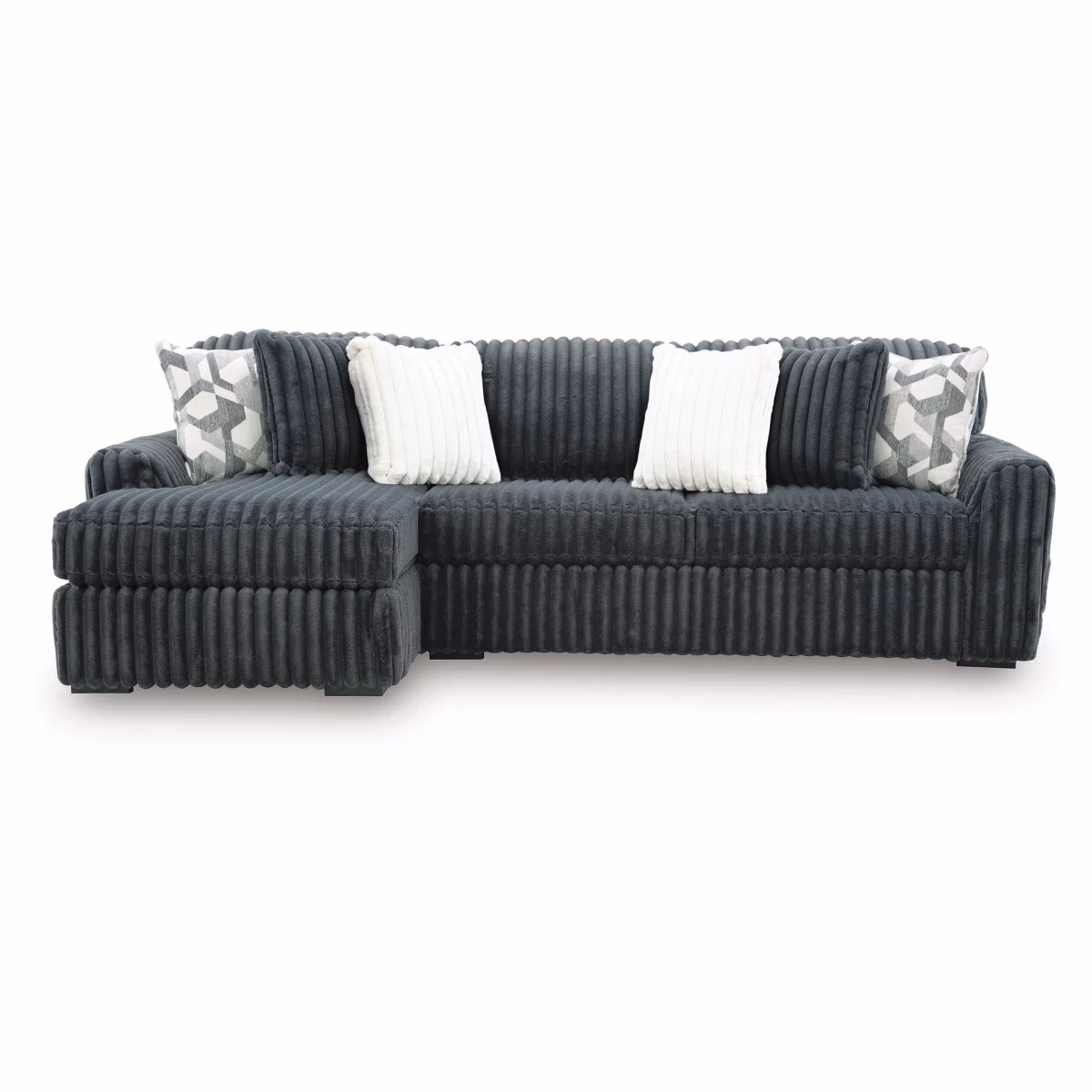Midnight-Madness 2-Piece Sectional Sofa Chaise - Image 2