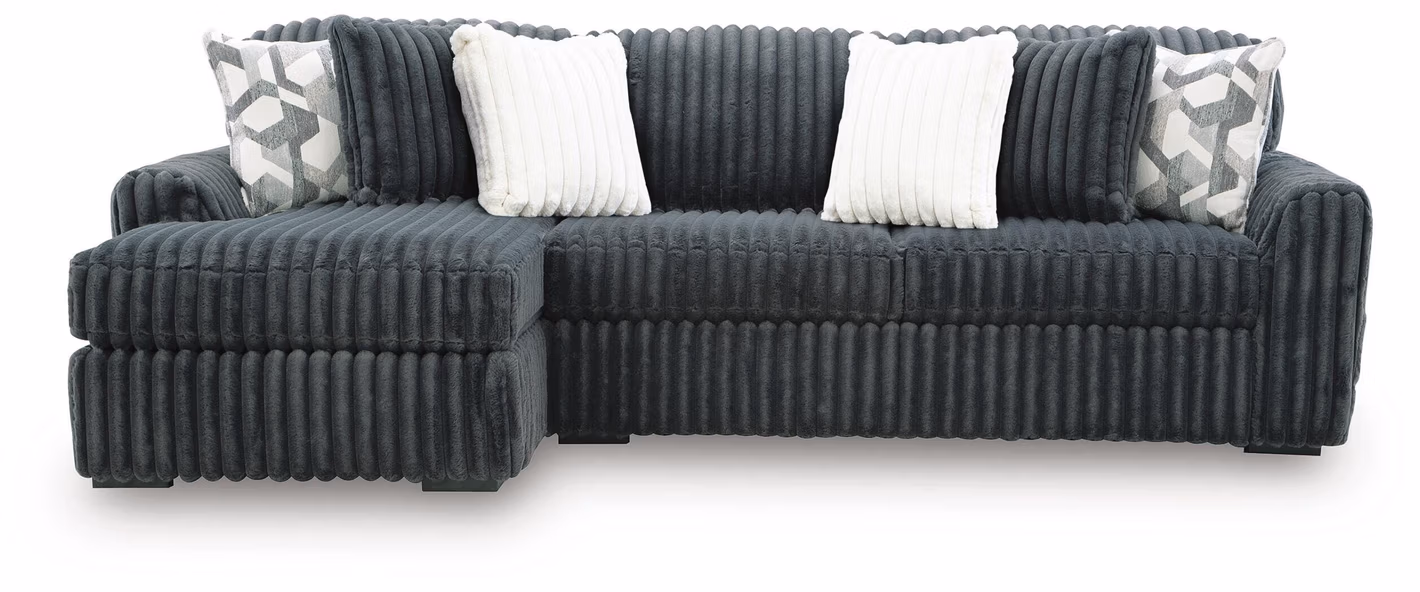 Midnight-Madness 2-Piece Sectional Sofa Chaise