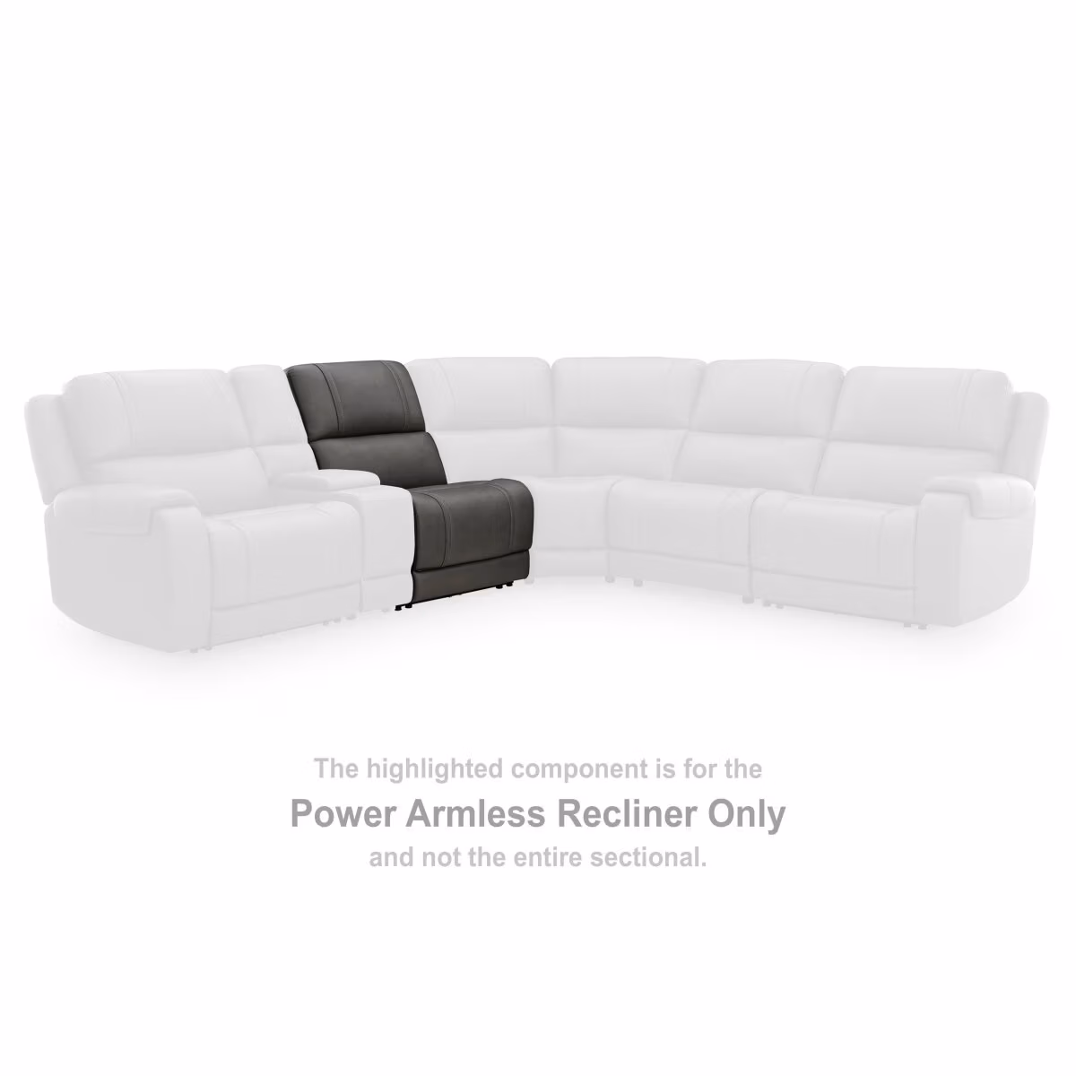 5Z - Pittson Power Armless Recliner - Image 3
