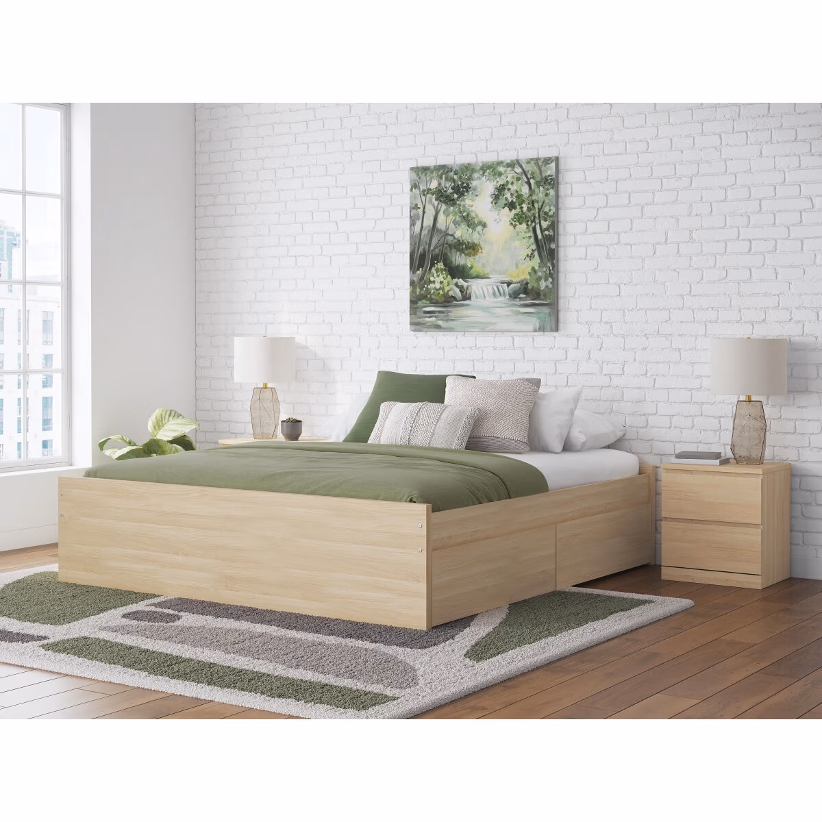 Onita King Platform Bed with 2 Side Storage - Image 3