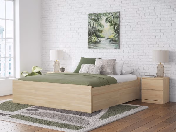 Onita King Platform Bed with 2 Side Storage - Image 3