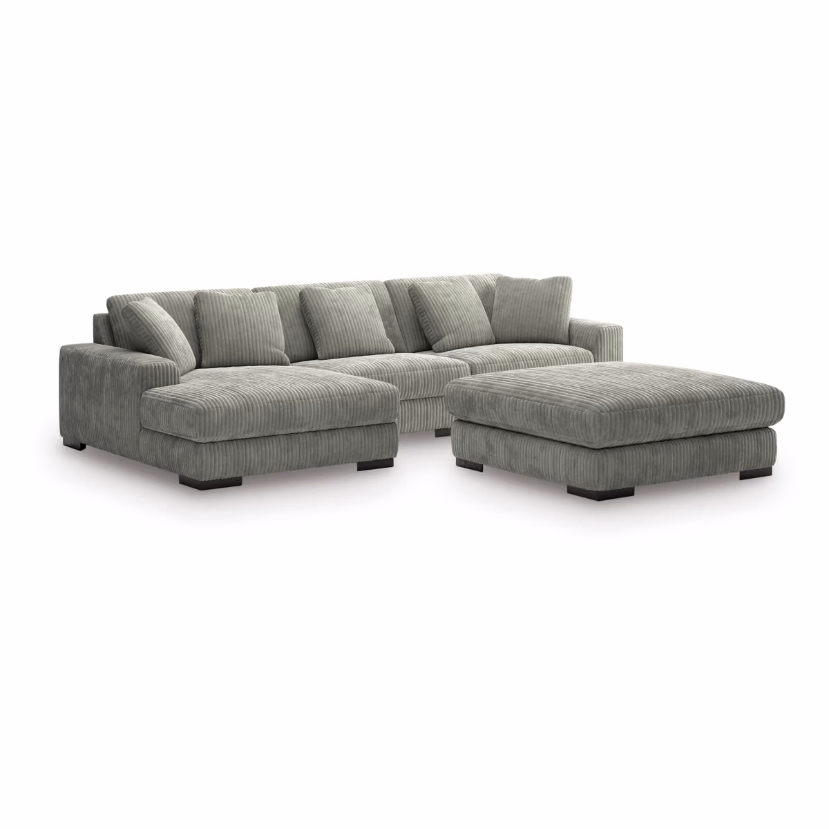 Lindyn 3-Piece Sectional with Ottoman - Image 2