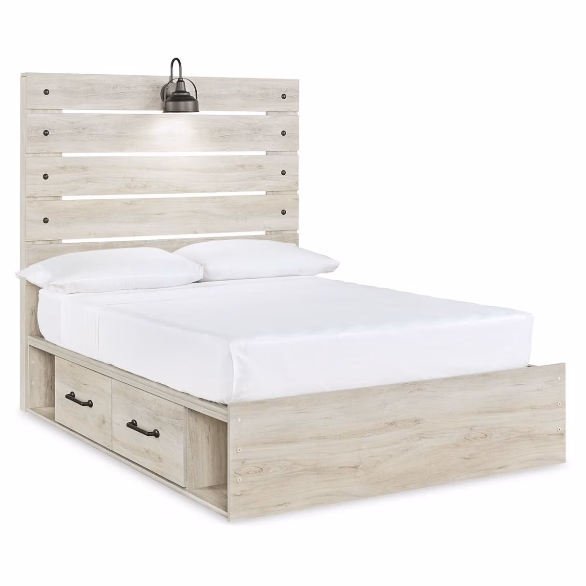 Cambeck Full Panel Bed with 4 Storage Drawers - Image 2
