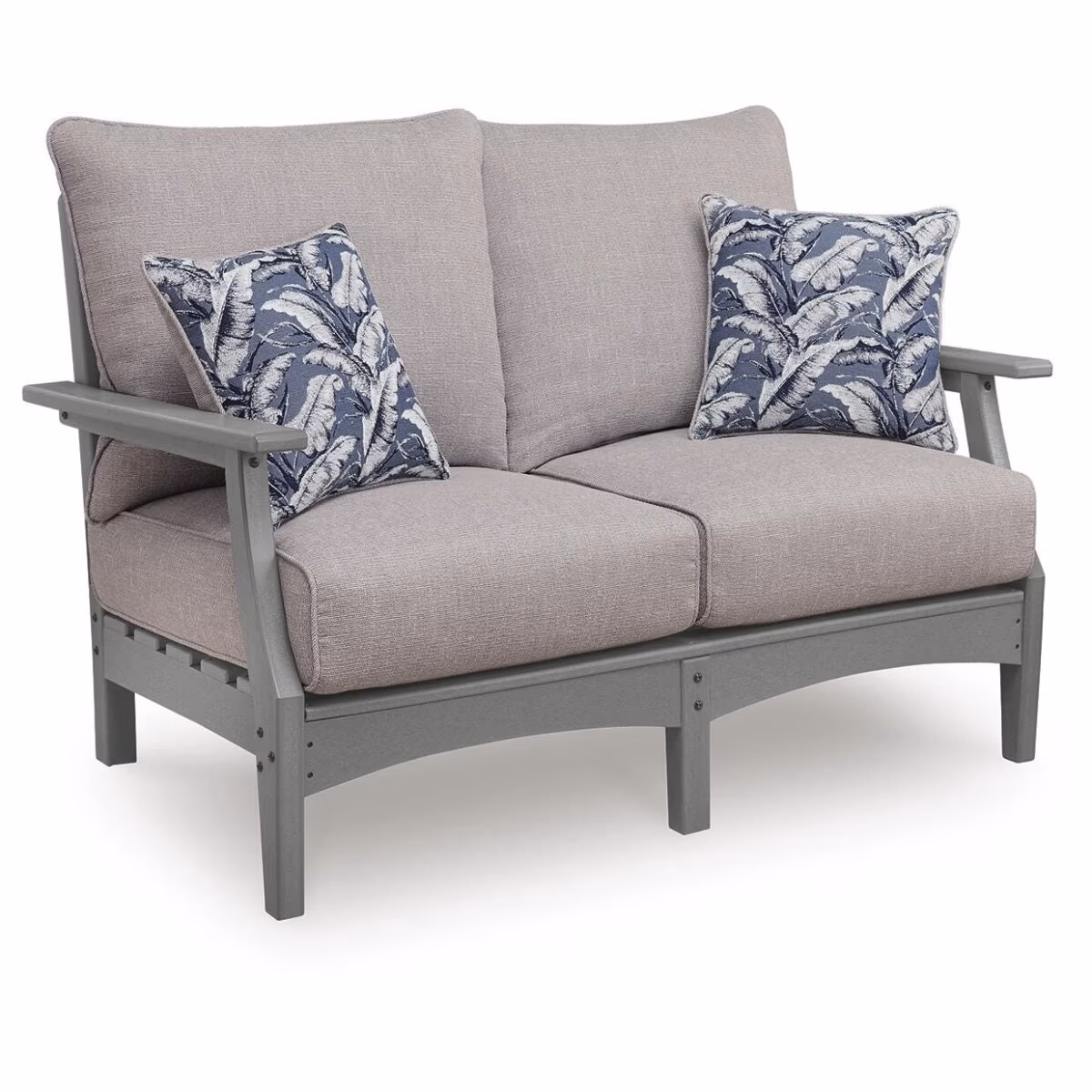 Cove Beach Outdoor Loveseat with Cushion - Image 2