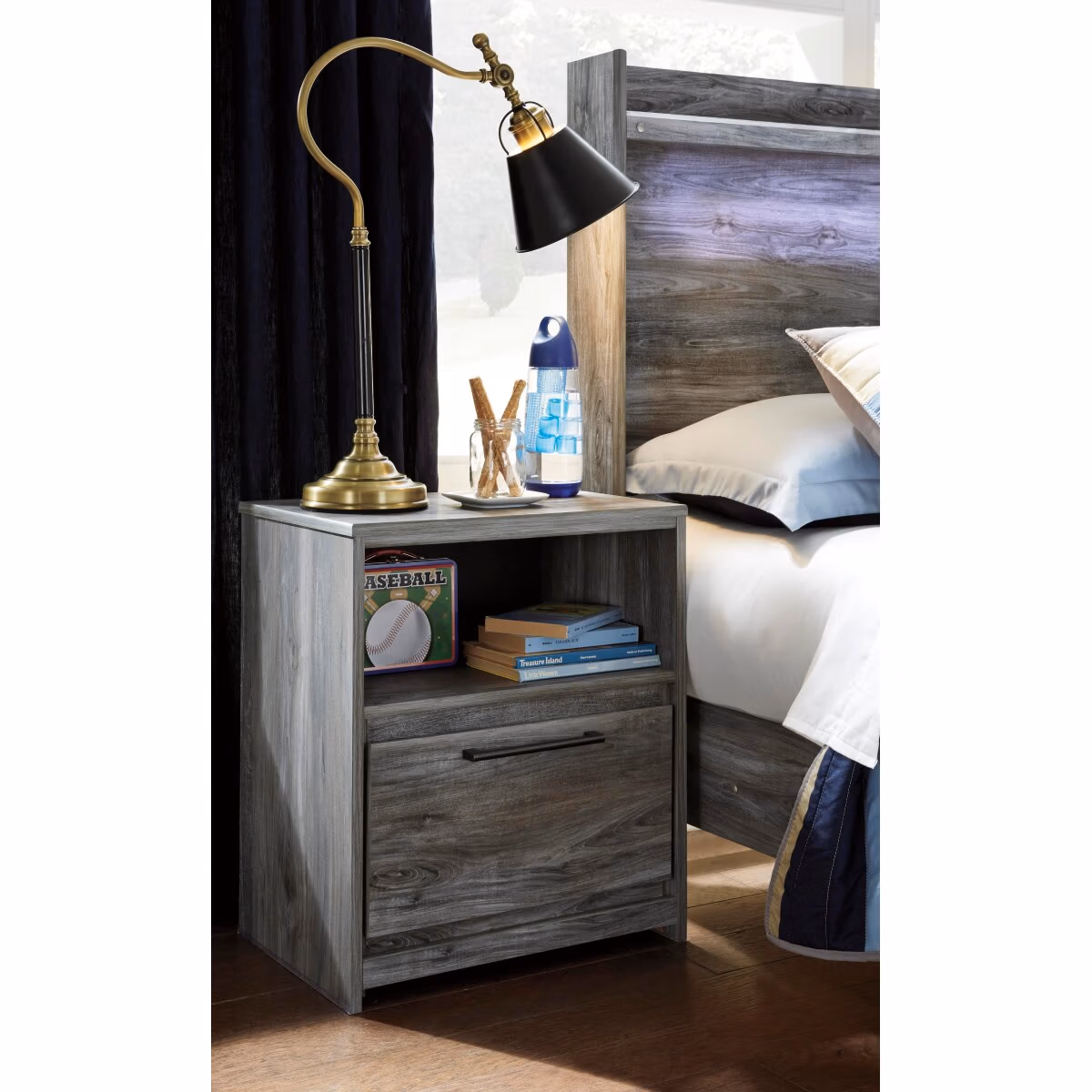 Baystorm King Storage Bed, Dresser and 2 Nightstands - Image 13