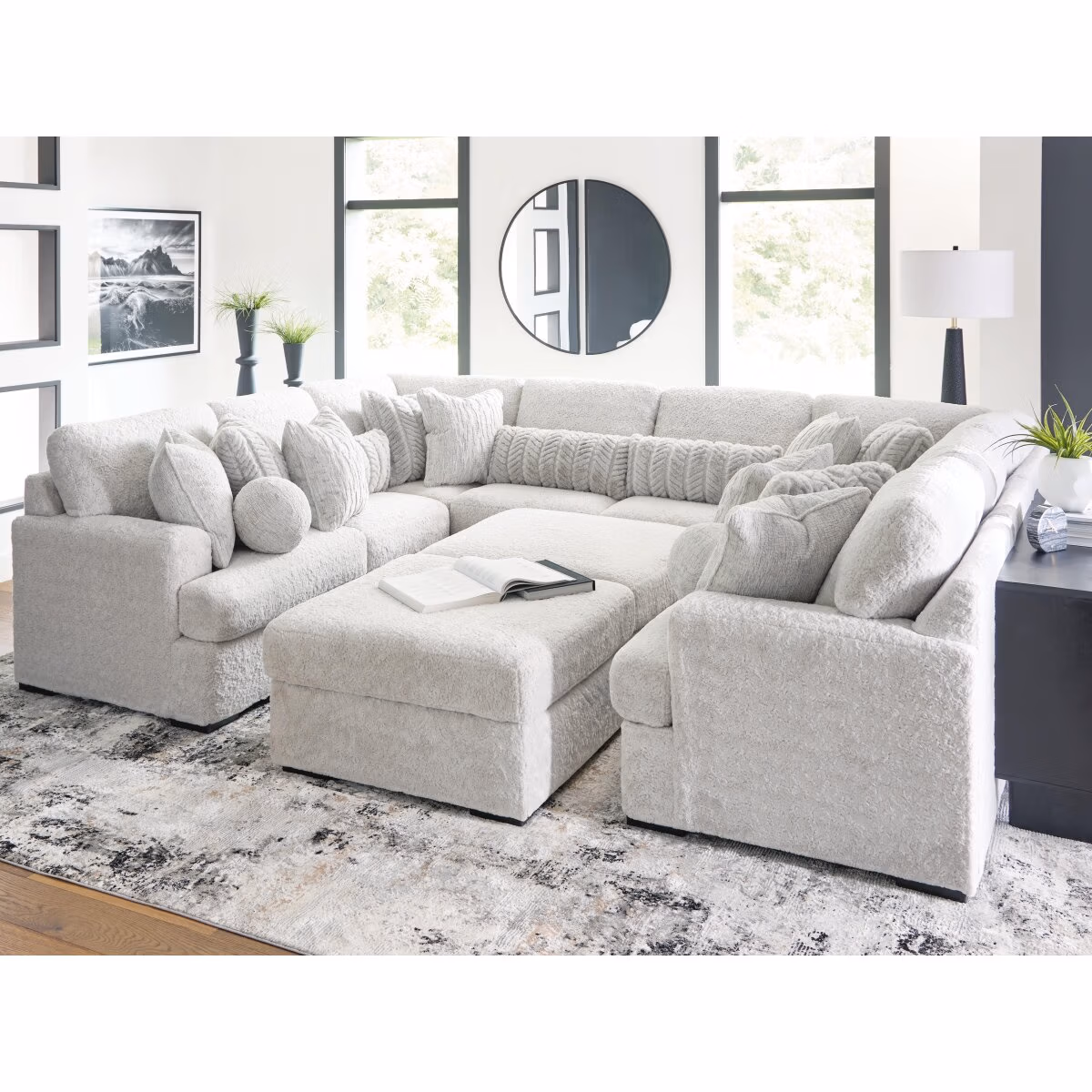 Cuddle Plush 10-Piece Sectional - Image 3