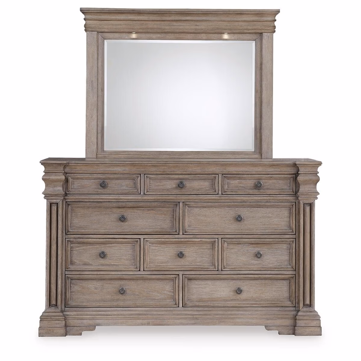 Blairhurst King Panel Bed, Dresser, Mirror and Nightstand - Image 3