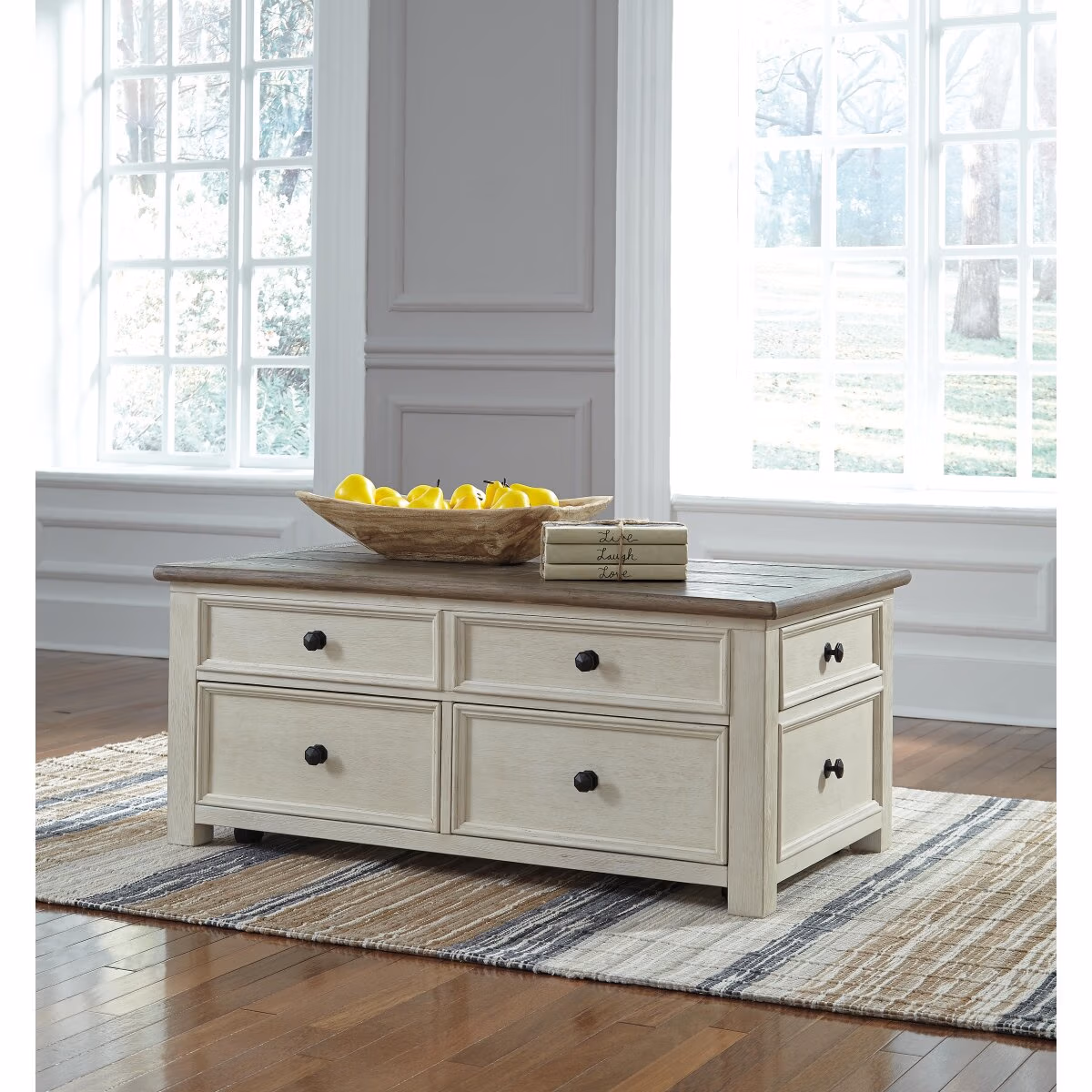 Bolanburg Coffee Table with End Table and Chairside End Table - Image 23