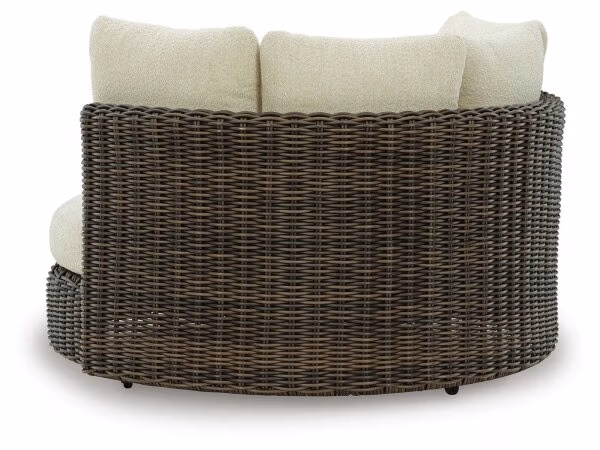 Kimora Outdoor Swivel Lounge Chair with Cushion - Image 5