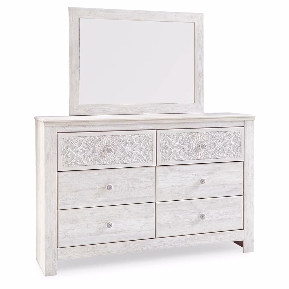 Paxberry Queen Panel Bed, Dresser, Mirror, Chest and 2 Nightstands - Image 4
