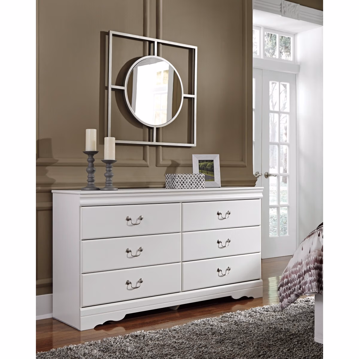 Anarasia Queen Sleigh Bed and Dresser - Image 7