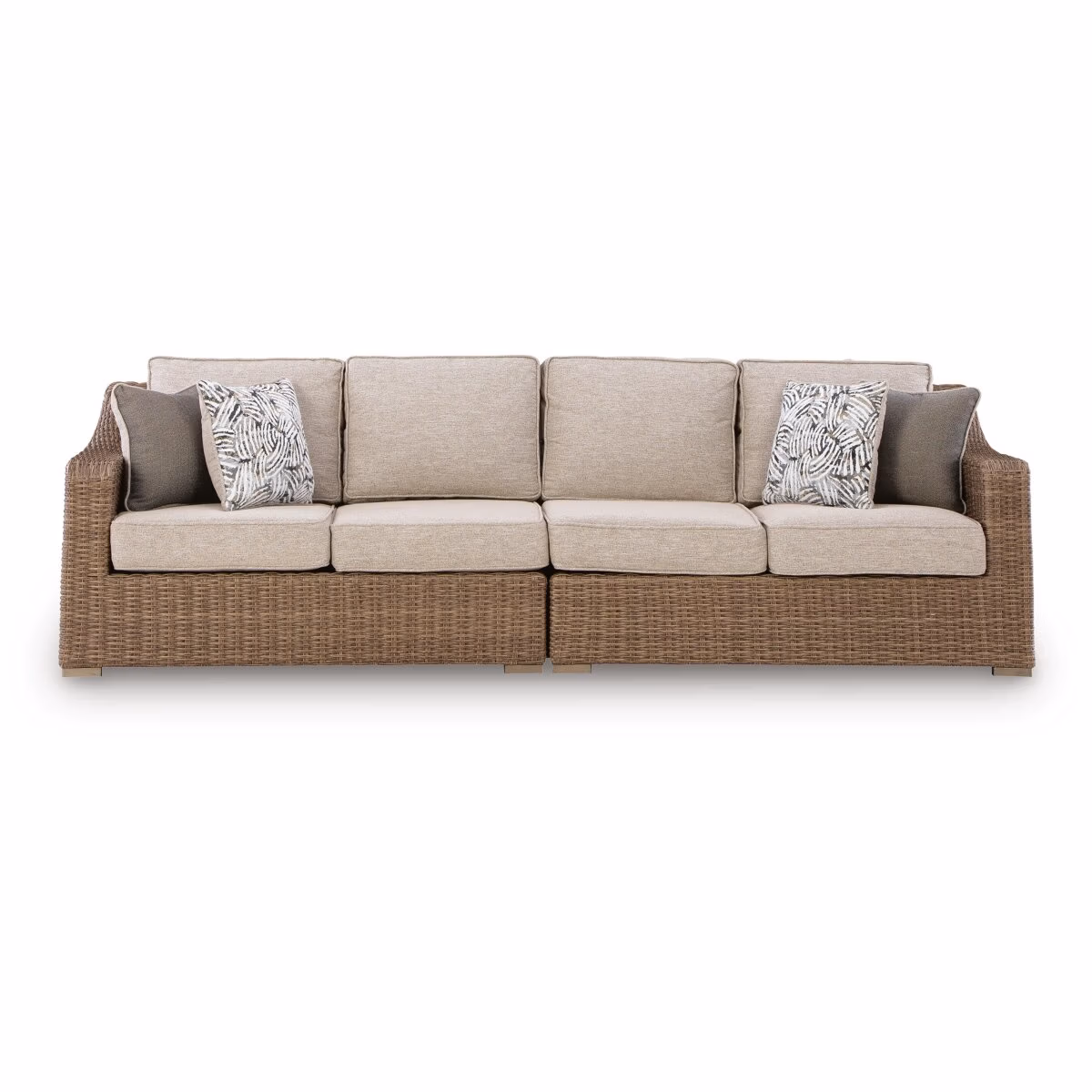 Laguna Heights Outdoor Right and Left-arm Facing Loveseat with Cushion (Set of 2) - Image 2