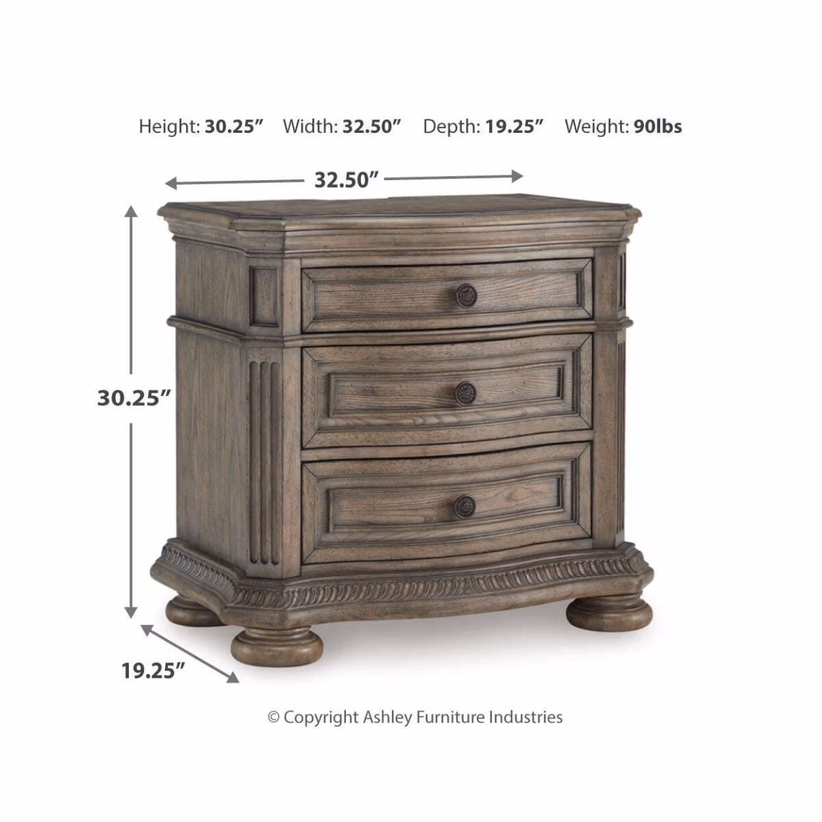 Ardenfield California King Sleigh Bed, Chest and Nightstand - Image 14