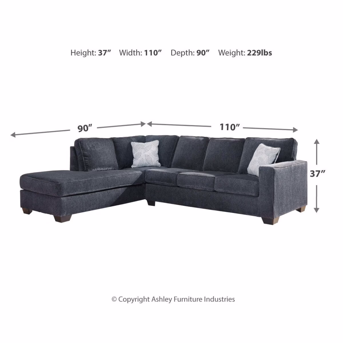 Altari 2-Piece Sectional with Chaise - Image 4