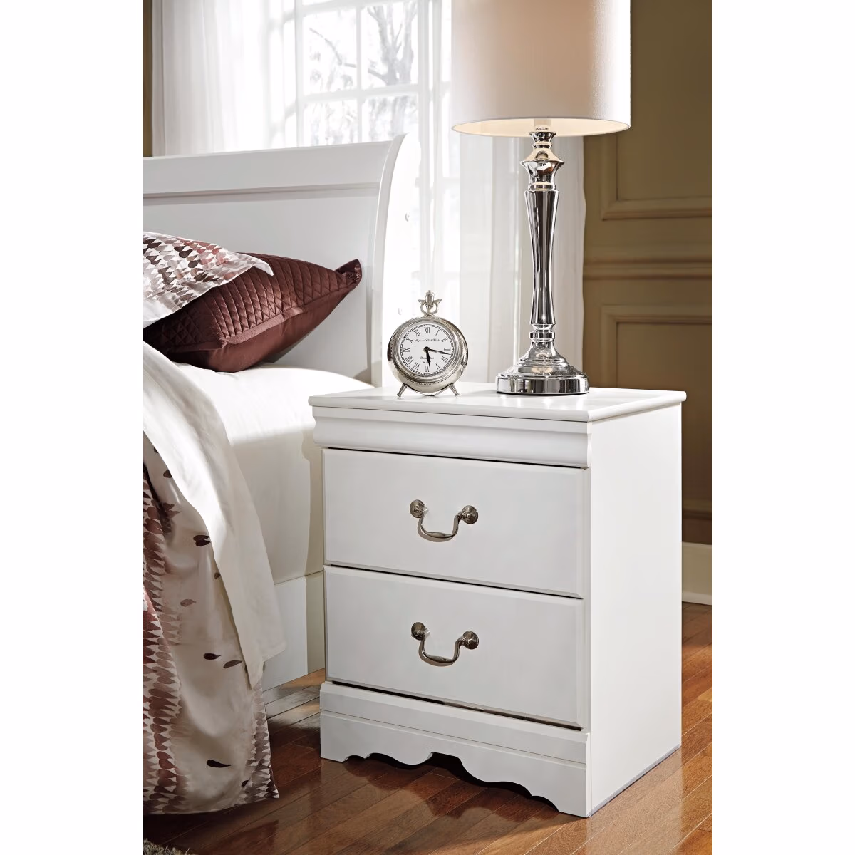 Anarasia Twin Sleigh Bed with Nightstand - Image 6