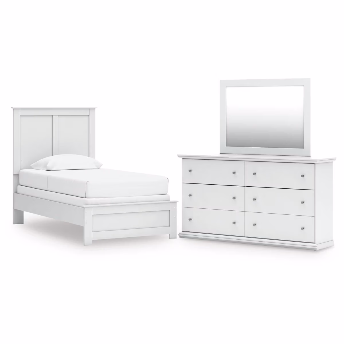 Bostwick Shoals Twin Panel Bed, Dresser and Mirror - Image 2