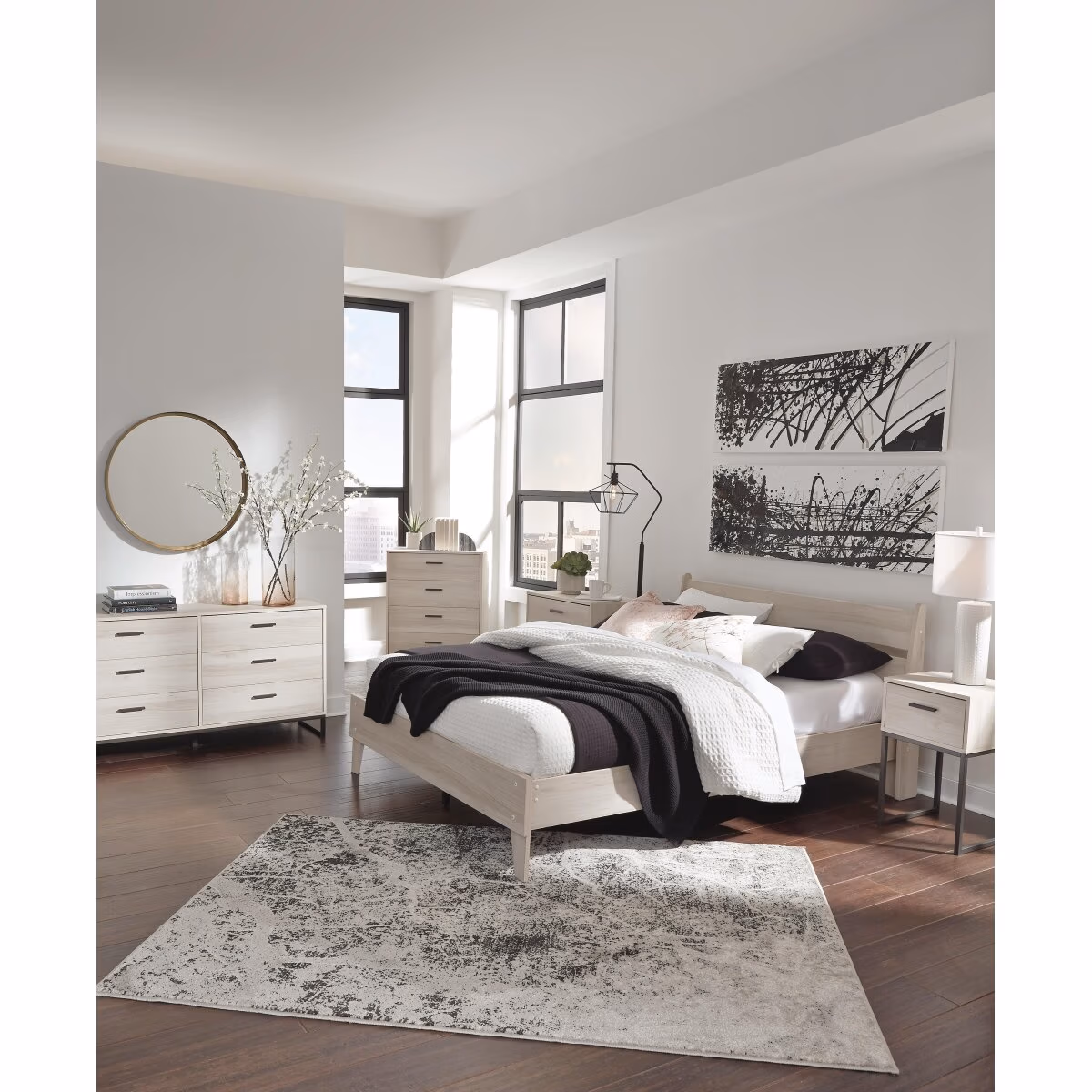 Socalle Queen Panel Platform Bed - Image 8