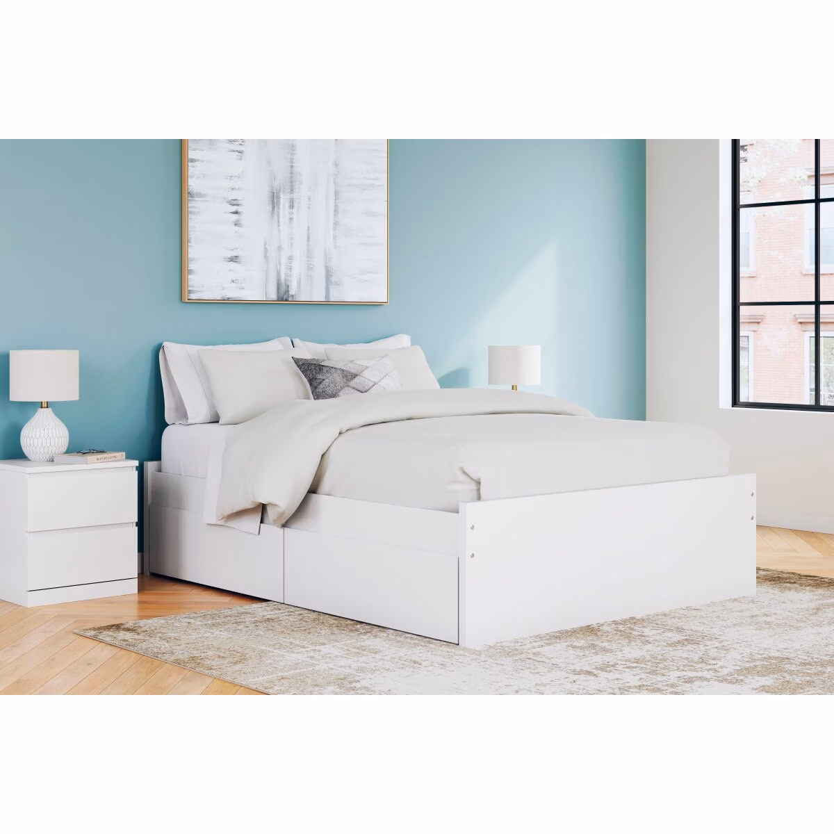 Onita Queen Platform Bed with 2 Side Storage - Image 3