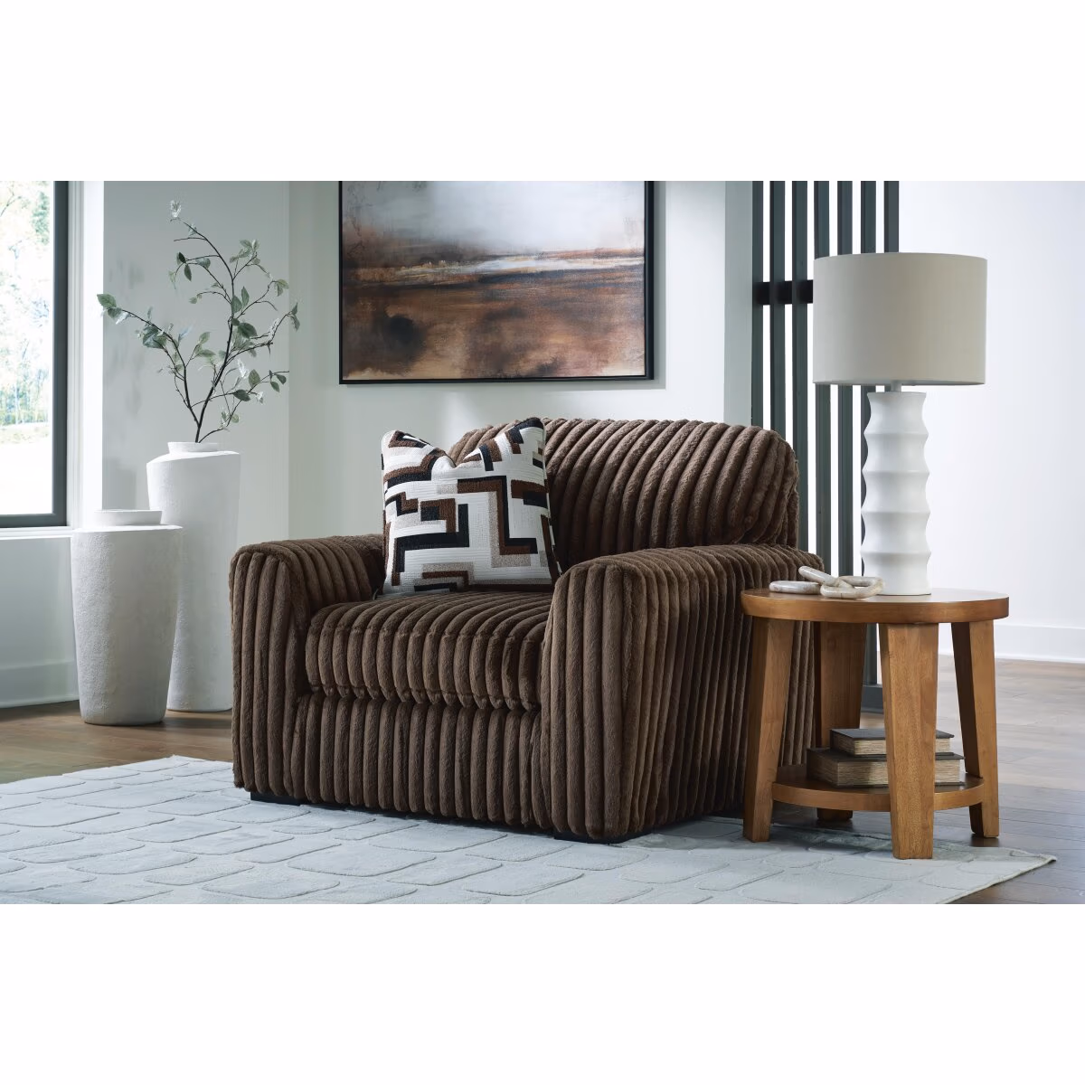 Midnight-Madness Sofa, Oversized Chair and Accent Ottoman - Image 12