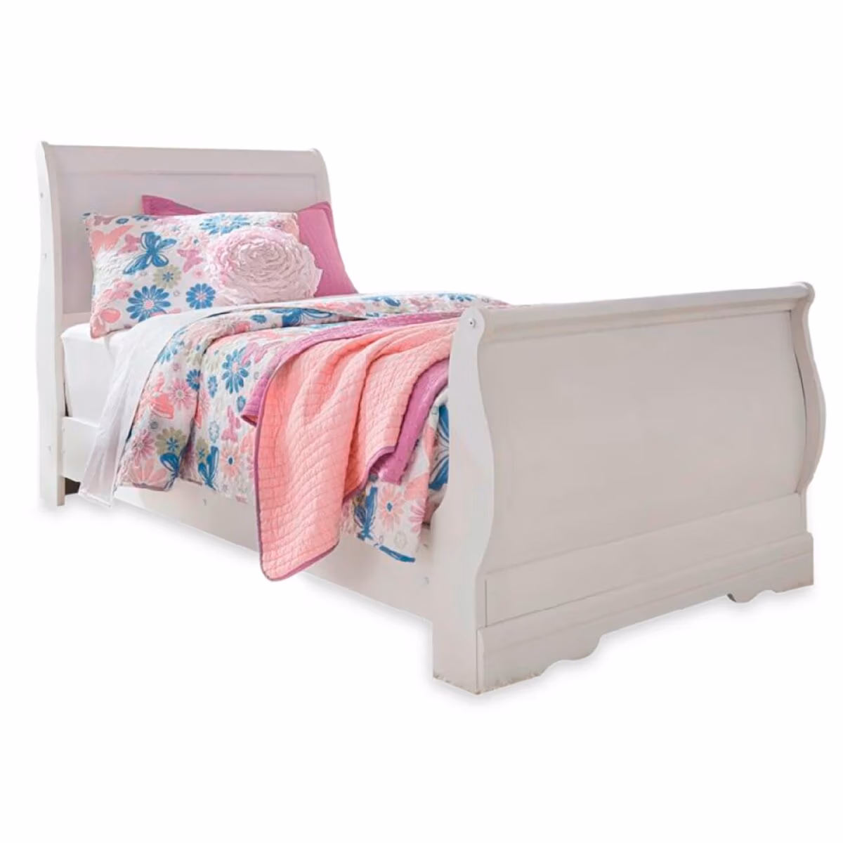 Anarasia Twin Sleigh Bed, Dresser, Mirror and Chest - Image 5